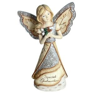 ELEMENTS 2009 Special Godmother Angel Figurine Pavillion Gift Co Handcrafted